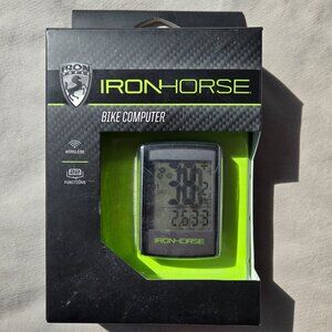 NIB IRONHORSE Bike Computer Wireless 22 Functions Speedometer